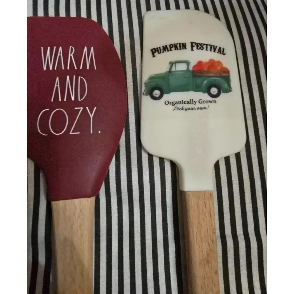 Baking Spatula Lot Pumpkin Patch Warm and Cozy Fall Decor Farmhouse
